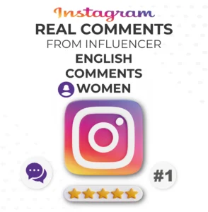Instagram | Real Comments from Influencer in English (Women)