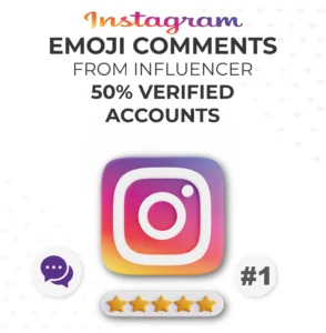 Instagram | Emoji Comments From Big Influencer Accounts (50% Verified)