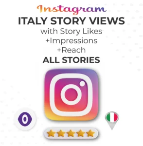 Instagram Story Views | With Story Likes, Reach & Impressions for ALL Stories from Italy Accounts