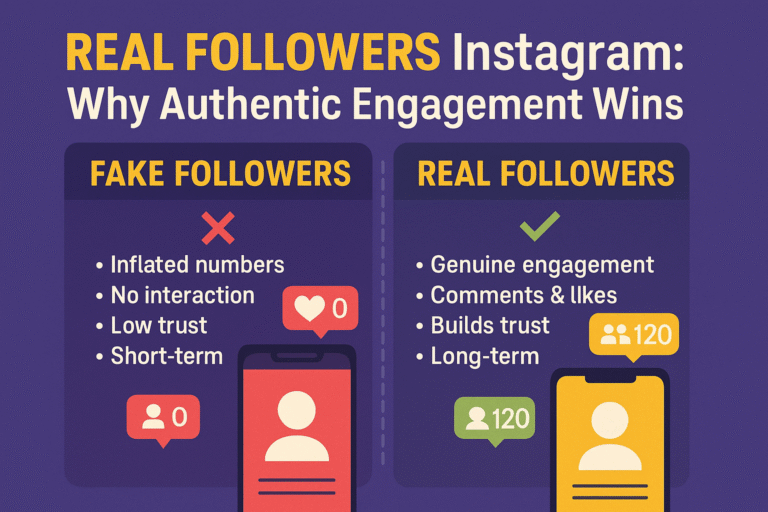 Fake vs Real Followers: Why Authentic Engagement Wins on Instagram & TikTok | Socialfy24