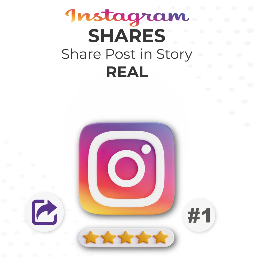 Instagram Shares | Real | Share Post in Story